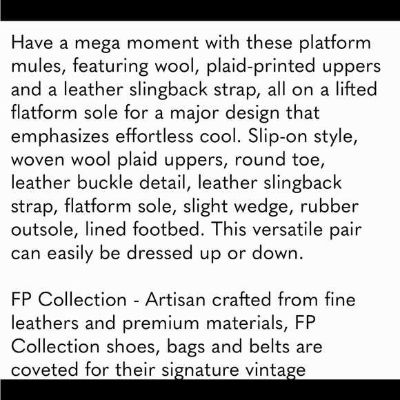 Free People Astrid Platform Mules. - Picture 8 of 8